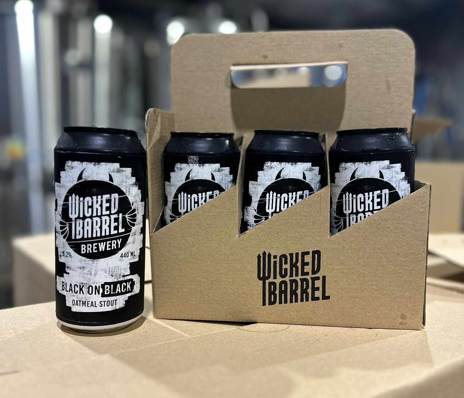 6 x Black on Black - Oatmeal Stout